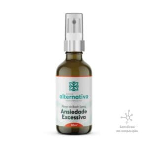 Floral de Bach Contra Ansiedade Excessiva em Spray 30ml – Sem álcool