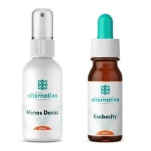 Kit Menos Doce – Spray com Garcínia e Gymnema 60mL + Exobesity 60mL