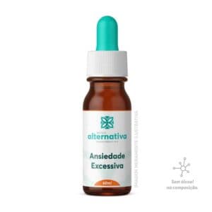 Floral de Bach Contra Ansiedade Excessiva 60ml – Sem álcool
