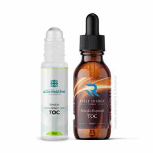 Kit Tramento Integrativo TOC – Reiki Energy Floral -TOC 30ml + Blend de Aromaterapia para TOC- 10ml