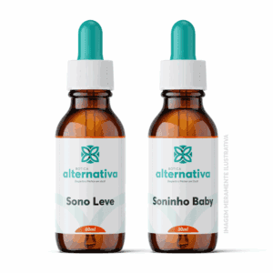 Kit Sono Leve e Agitado 60ml + Soninho Baby – Homeopatia 30mL SEM ÁLCOOL