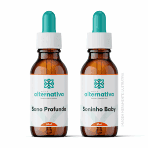 Kit Soninho Profundo Baby+ / Homeopatia 30mL SEM ÁLCOOL + Sono Profundo 60mL