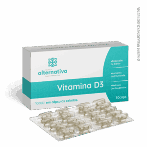 Vitamina D3 1000UI Cápsula Selada – 30caps