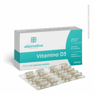 Vitamina D3 1000UI Cápsula Selada – 60caps