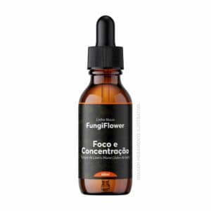 Foco e Concentração – Lion’s Mane (Juba de leão) + Floral – Gotas 60mL