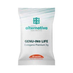 GENU-IN® LIFE – Colágeno Premium 5g – 30 Sachês de Frutas Vermelhas